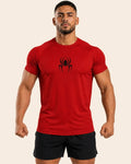 Camiseta Muscle Fit "Veneno" Roja