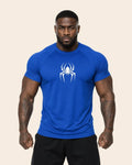 Camiseta Muscle Fit "Veneno" Azul Rey