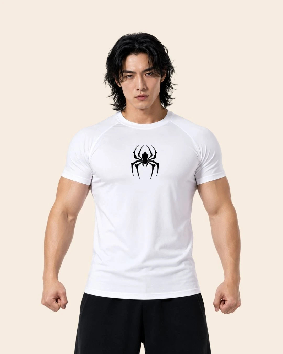 Camiseta Muscle Fit "Veneno" Blanca