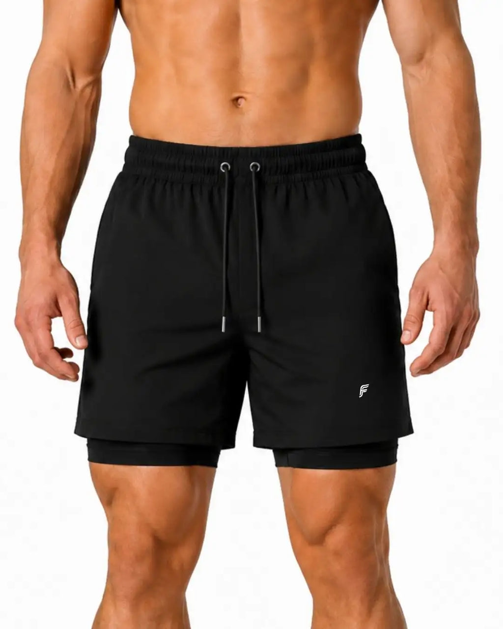 Pantaloneta Deportiva 2 en 1 con Licra Interna