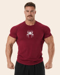Camiseta Muscle Fit "Veneno" Vino tinto