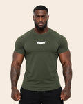 Camiseta Muscle Fit Vigilante Nocturno Verde Militar