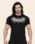 Camiseta Muscle Fit "Espectro" Negra