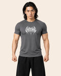 Camiseta Muscle Fit "Furia" Gris