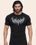 Camiseta Muscle Fit "Dominio" Negra