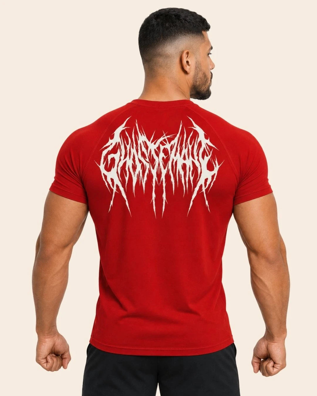 Camiseta Muscle Fit "Furia" Roja