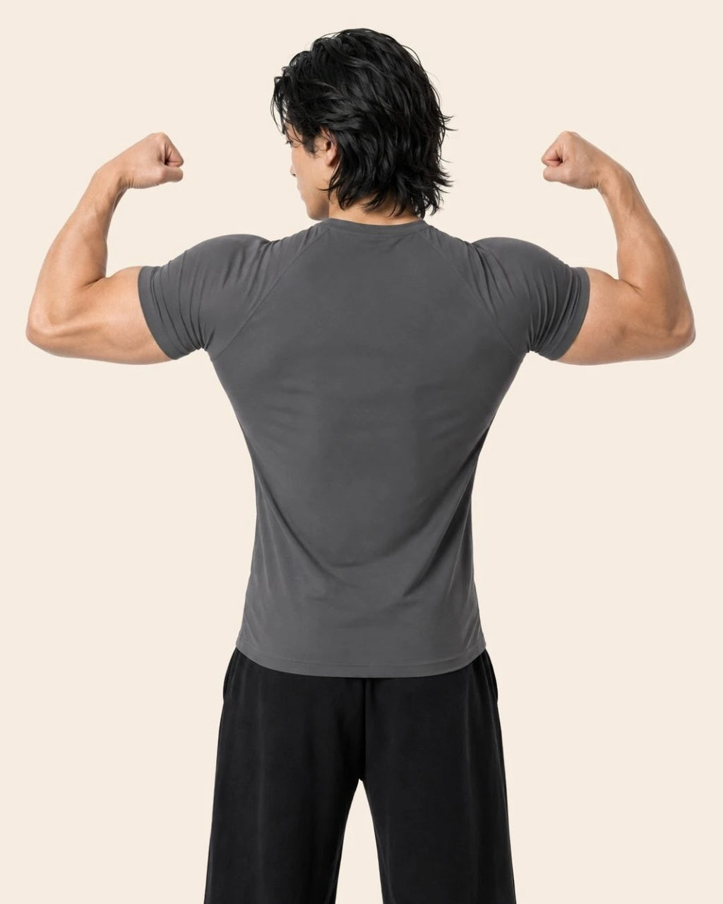Camiseta Muscle Fit "Vigilante Nocturno" Gris