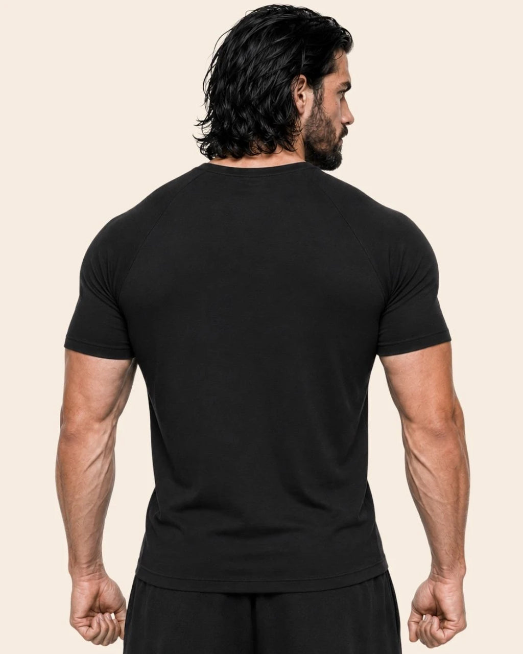 Camiseta Muscle Fit "Vigilante Nocturno" Negra