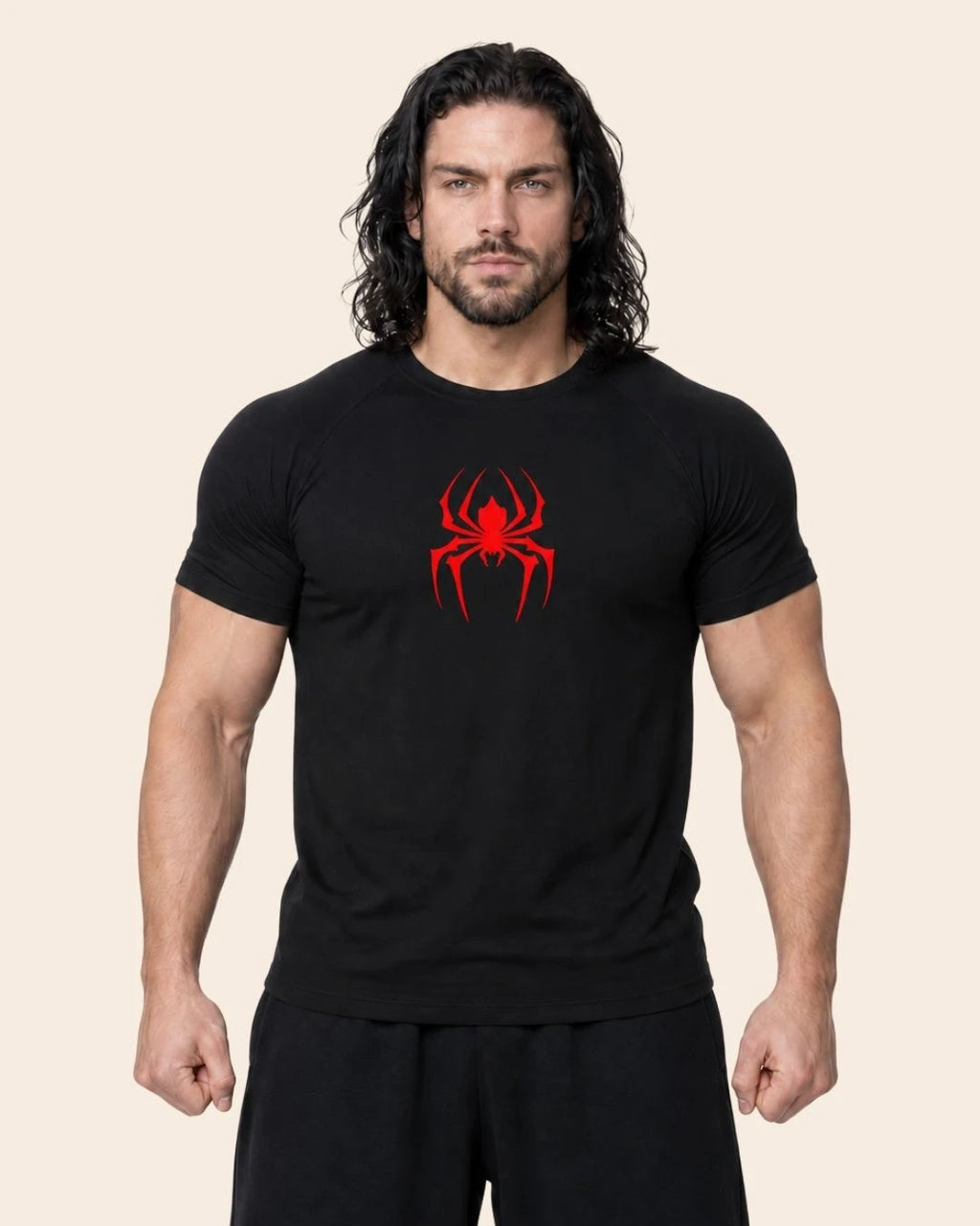Camiseta Muscle Fit "Veneno" Negra