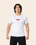 Camiseta Muscle Fit "Vigilante Nocturno" Blanca