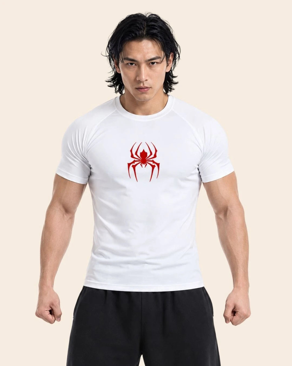 Camiseta Muscle Fit "Veneno" Blanca