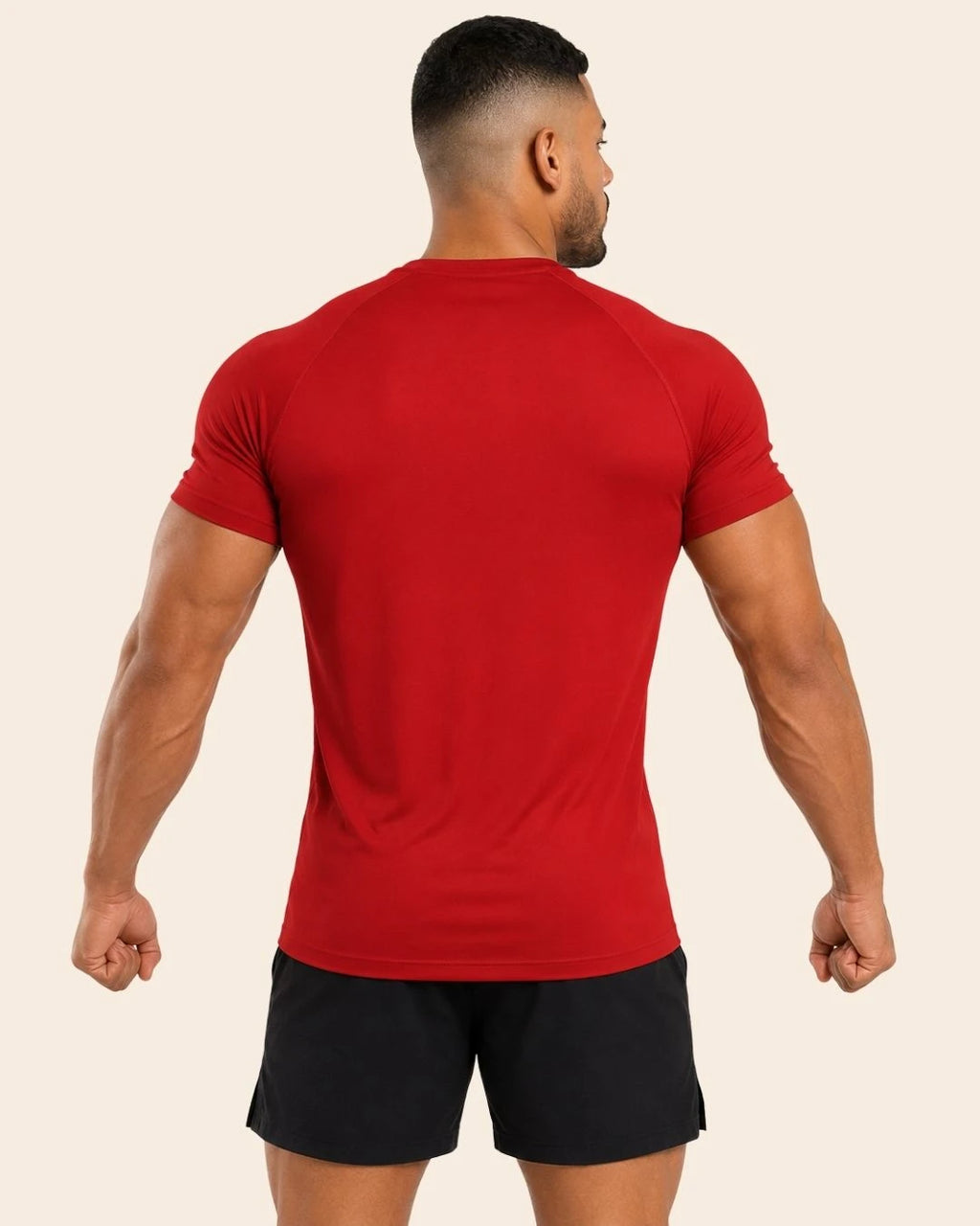 Camiseta Muscle Fit "Caos" Roja