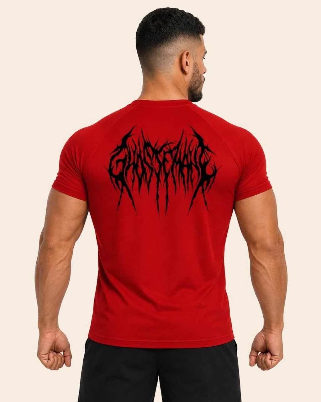 Camiseta Muscle Fit "Furia" Roja