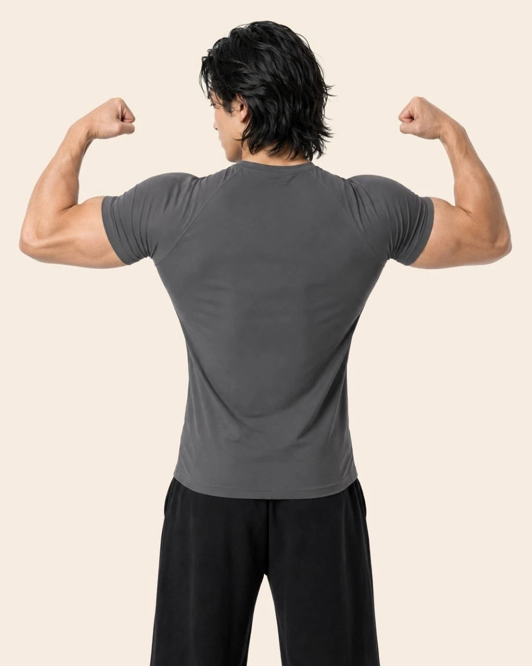 Camiseta Muscle Fit "Espectro" Gris