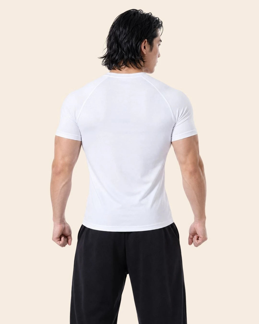 Camiseta Muscle Fit "Vigilante Nocturno" Blanca