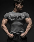 Camiseta Deportiva Gris Estampada RENACER para Hombre